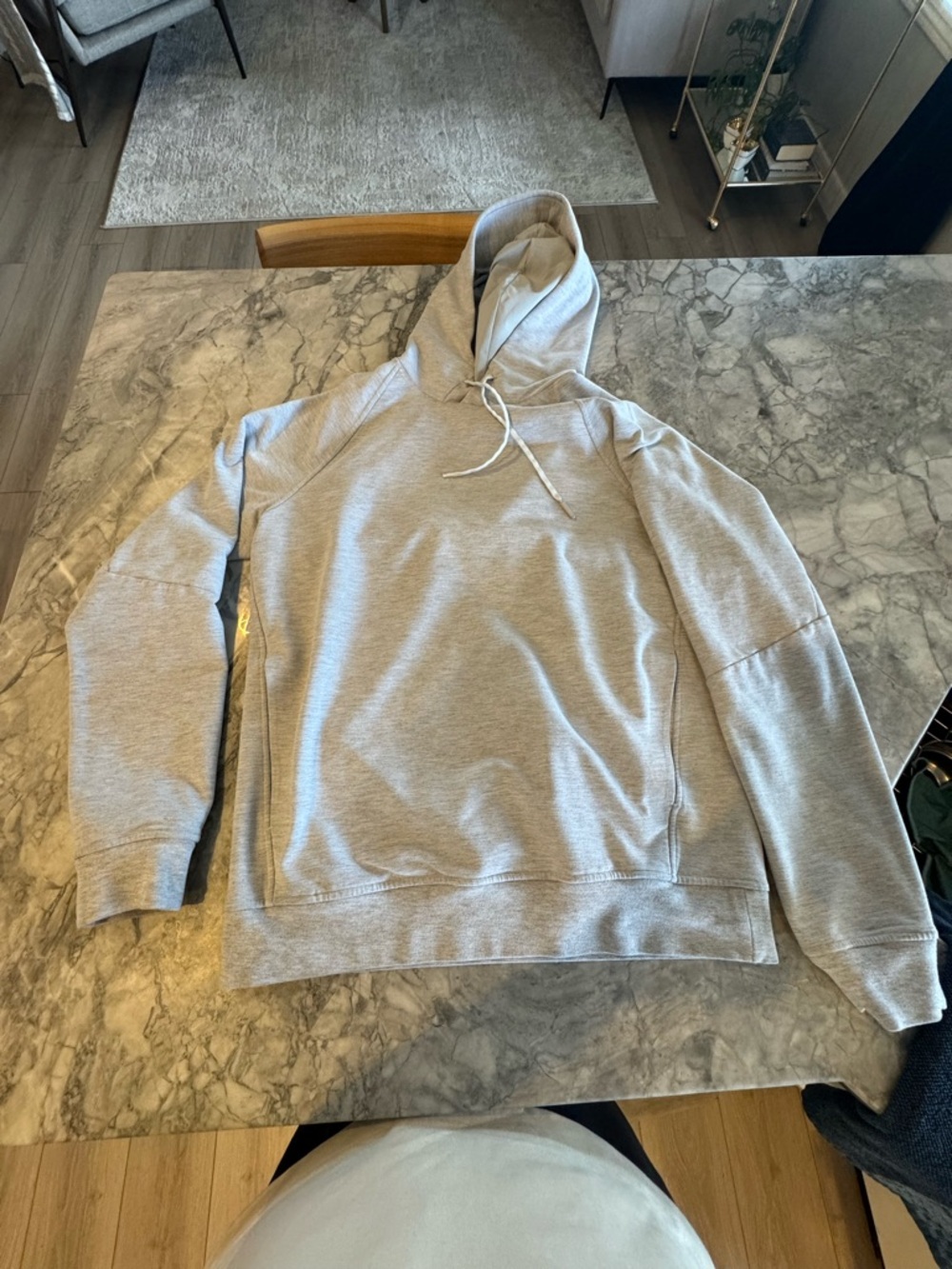 lululemon athletica Light Gray Pullover Hoodie